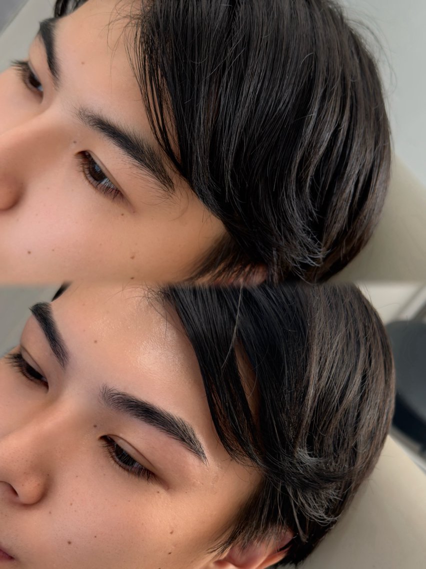 アイブロウWAX+間引きの写真
