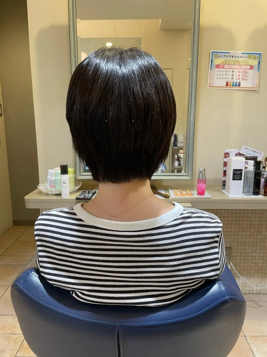 ショート しみず ちはるのヘアスタイル
