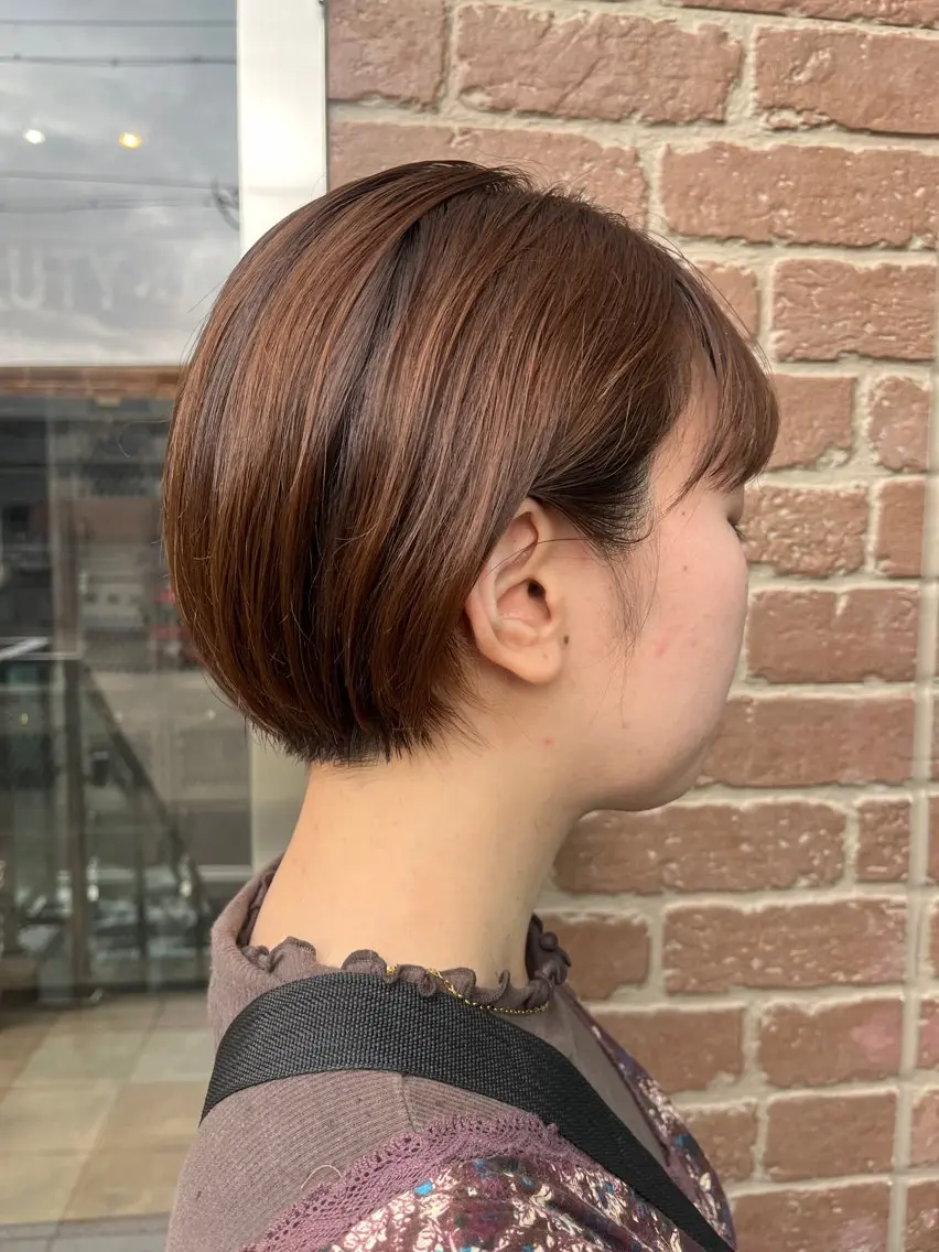 ショート カラー 久木原 ゆりのヘアスタイル