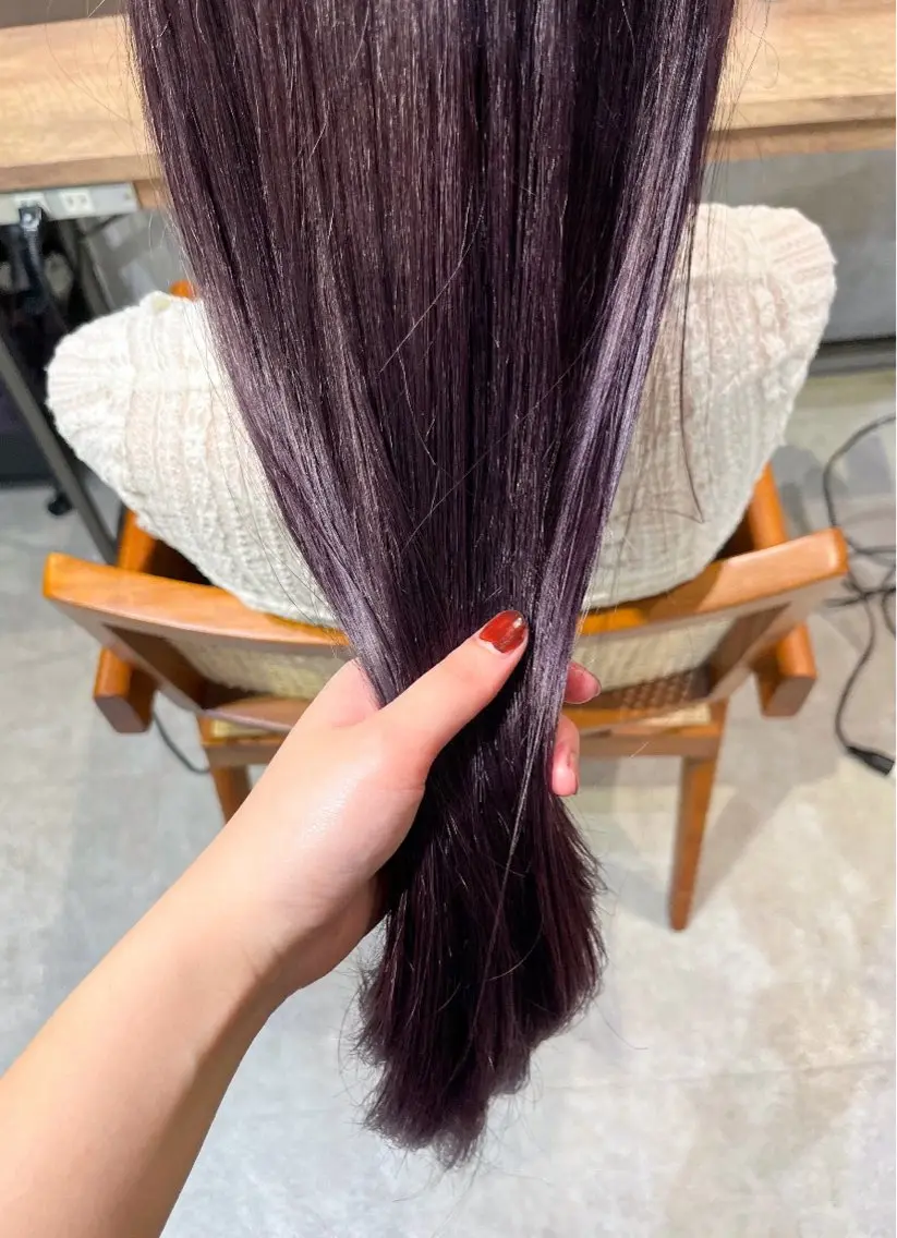 カラー ラベンダーカラー 無料カットモデル募集 ／ueno aiのヘアスタイル