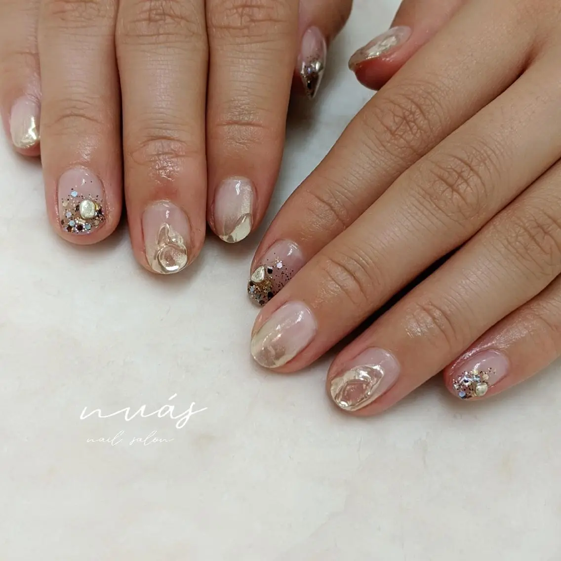 ネイル nuás nail & eyeのネイルデザイン
