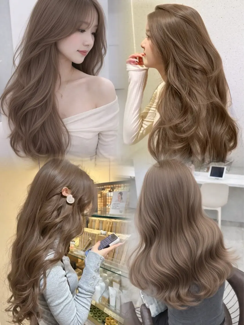 ロング カラー カット ヘアカラー トリートメント ヘアセット レイヤーダブルカラー KYONのヘアスタイル