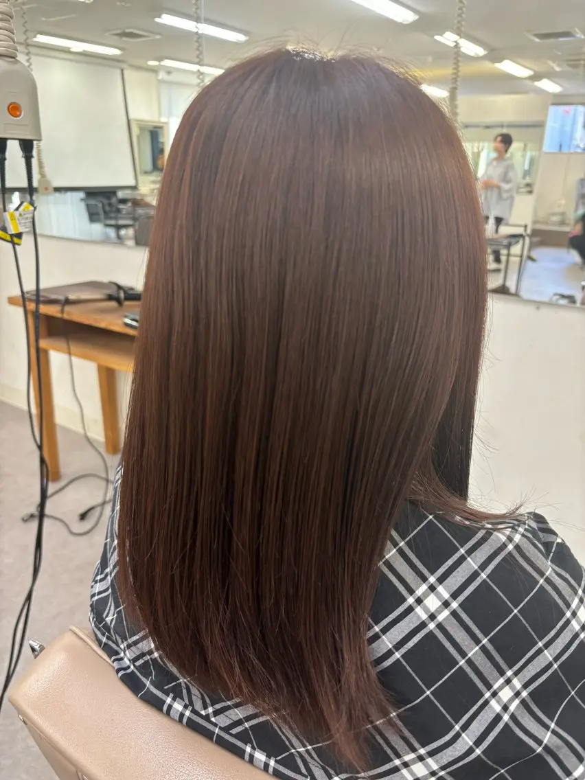 セミロング カラー ブラウンカラー カヤノ/メンズ /インナーカラーのヘアスタイル