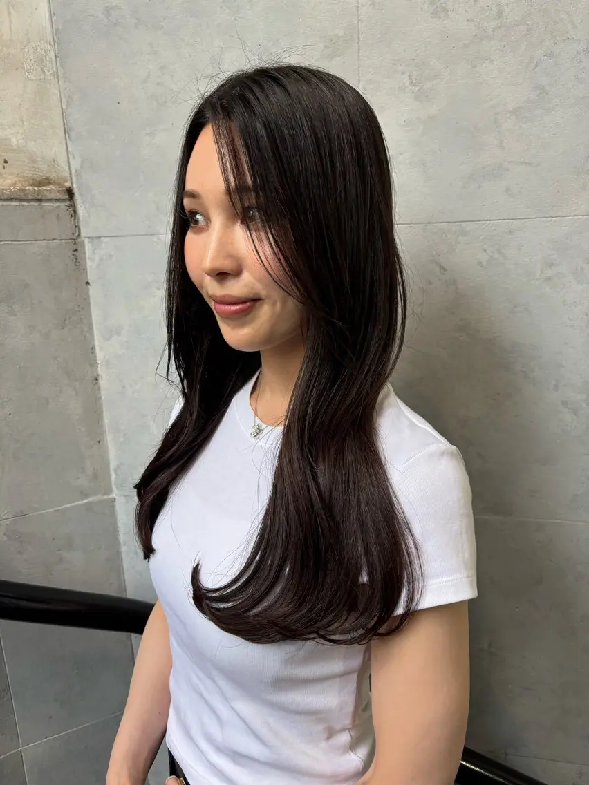 ロング ロング カット トリートメント ボブ×レイヤーカット 透明感カラー/Fuuのヘアスタイル