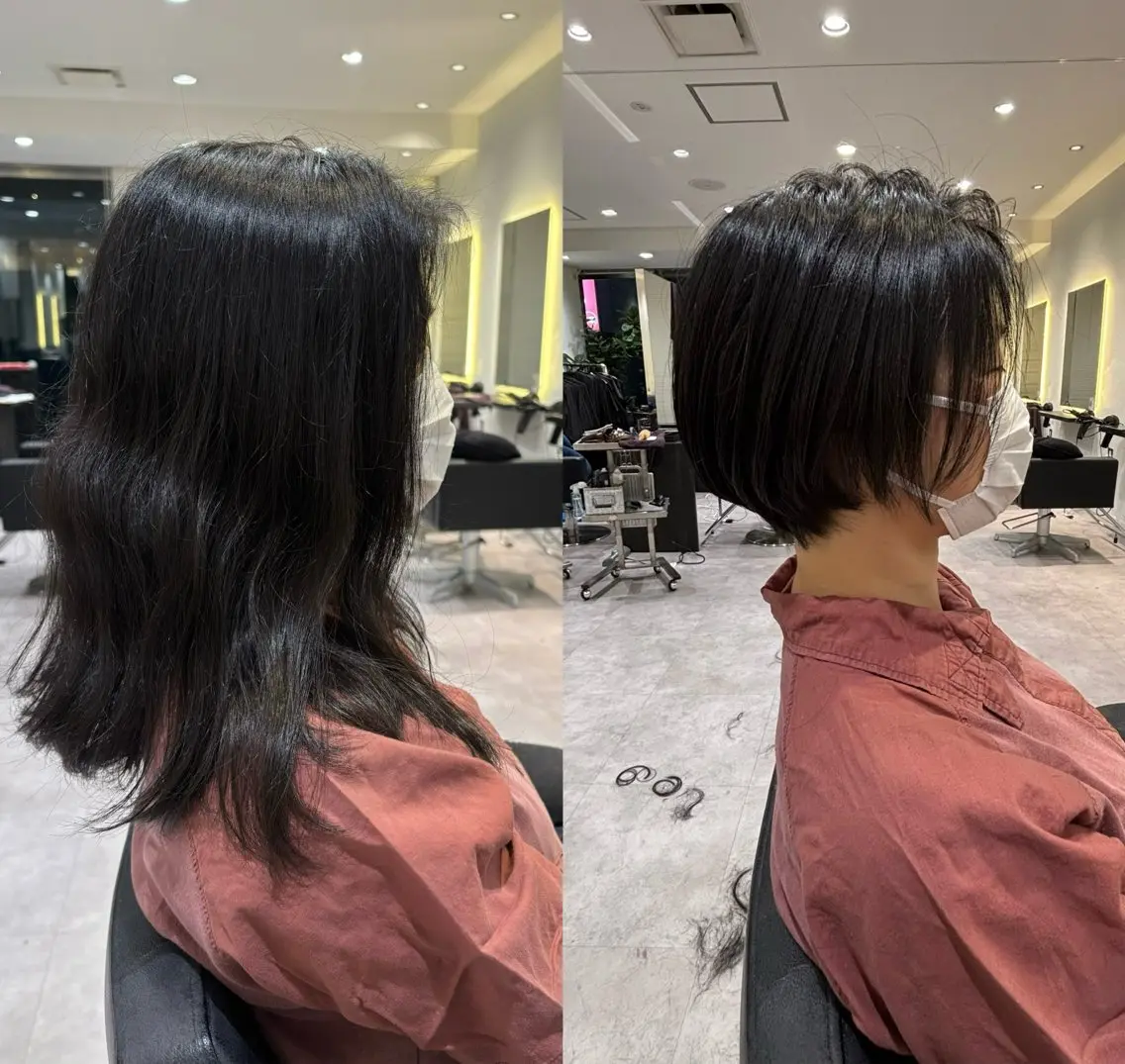 ショート 似合わせカット ショートヘア 白髪ぼかし×似合わ せショート/荒砂のヘアスタイル