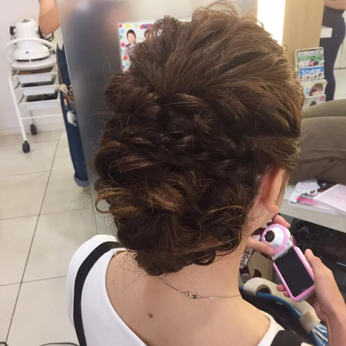 ロング ヘアアレンジ 浴衣 広がり、まとまらない お悩み改善/ 中田のヘアスタイル