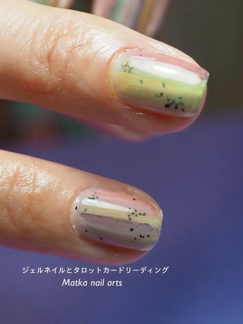 ネイル アートネイル ニュアンスネイル シンプルネイル ネイルとタロット/ ユウのその他イメージ
