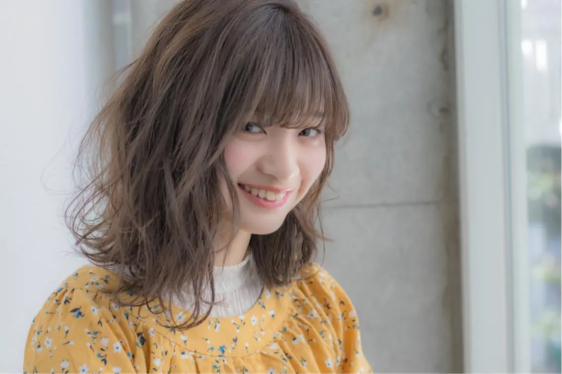 ミディアム カラー 透明感カラー 髪質改善🌟 TAKERUのヘアスタイル