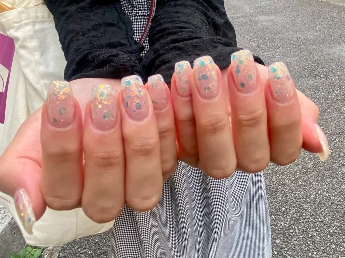 ネイル オーロラネイル maa kasi ⭐︎Makiのネイルデザイン
