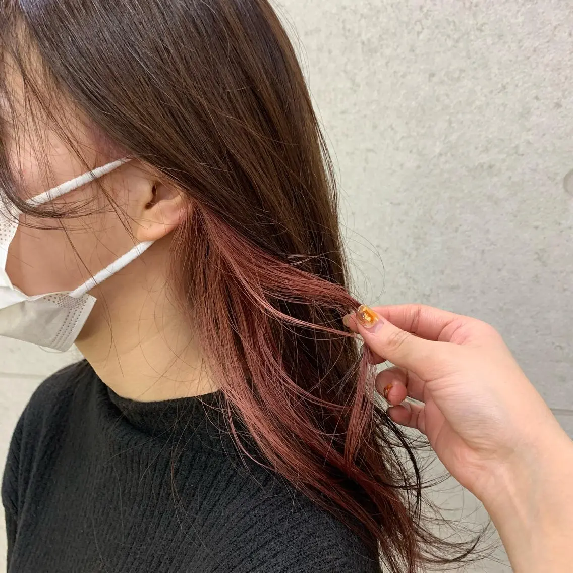 カラー ベージュカラー ピンクカラー ヘアカラー トリートメント インナーカラー♡ Nanakoのヘアスタイル