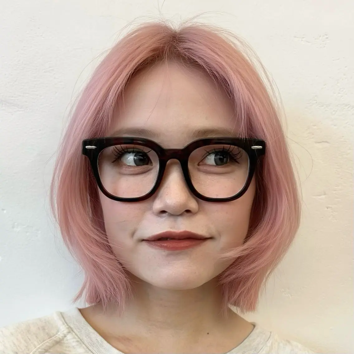 セミロング カラー ヘアアレンジ ブリーチ ダブルカラー ブリーチなしカラー ボブ レイヤーカット 顔周りカット×透明感 カラー💫AINAのヘアスタイル