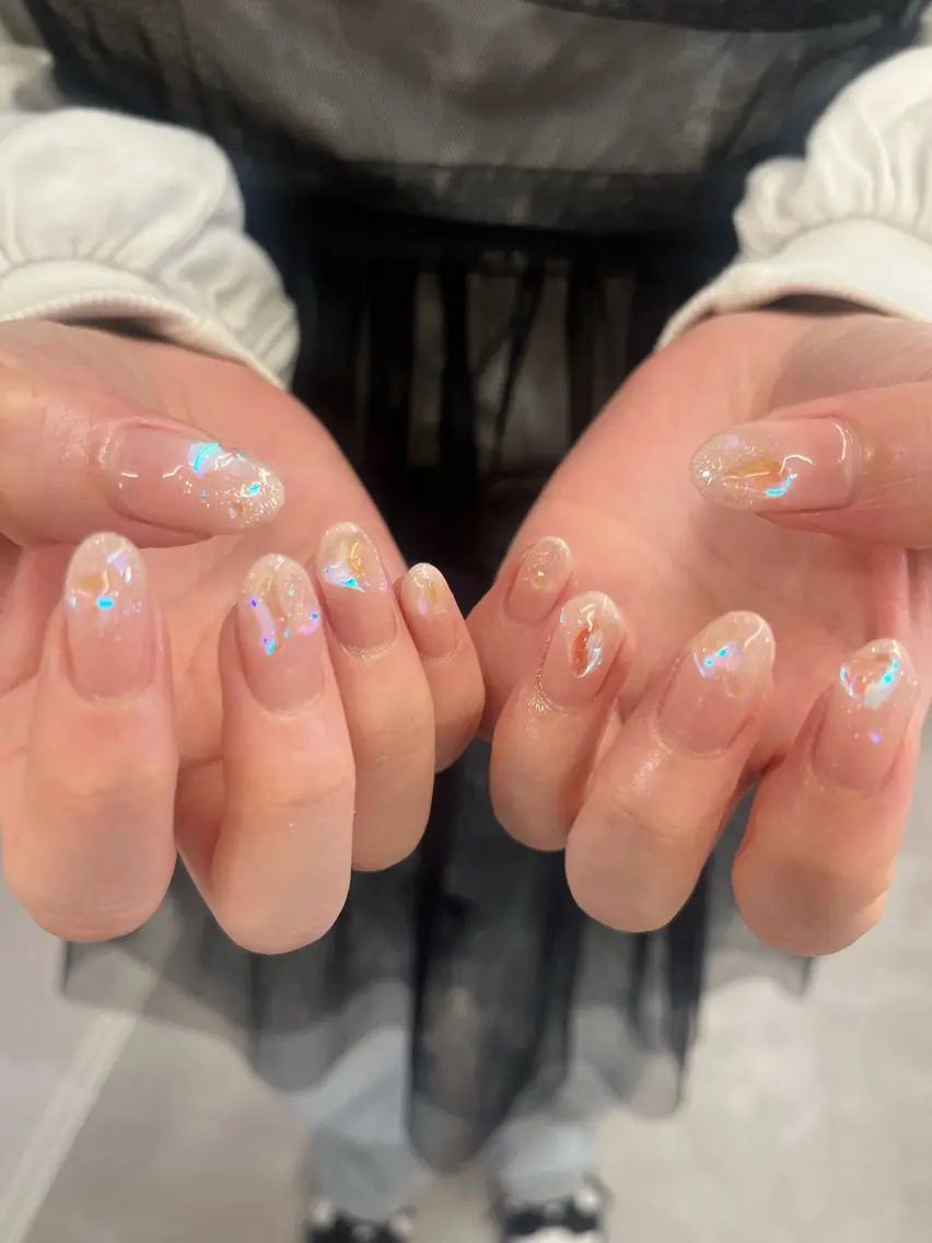ネイル キラキラネイル nail＊ runa🌻のネイルデザイン