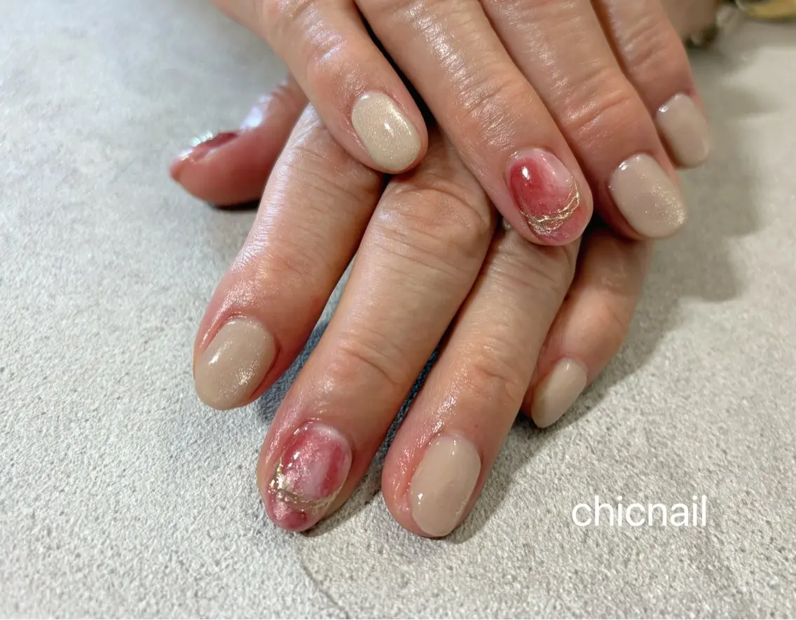 ネイル ハンドネイル chic nailのネイルデザイン