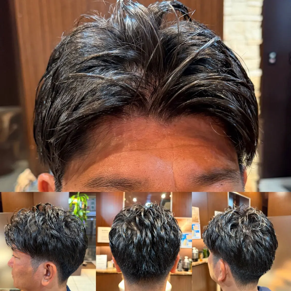ショート メンズ カット 根尾 海咲のヘアスタイル