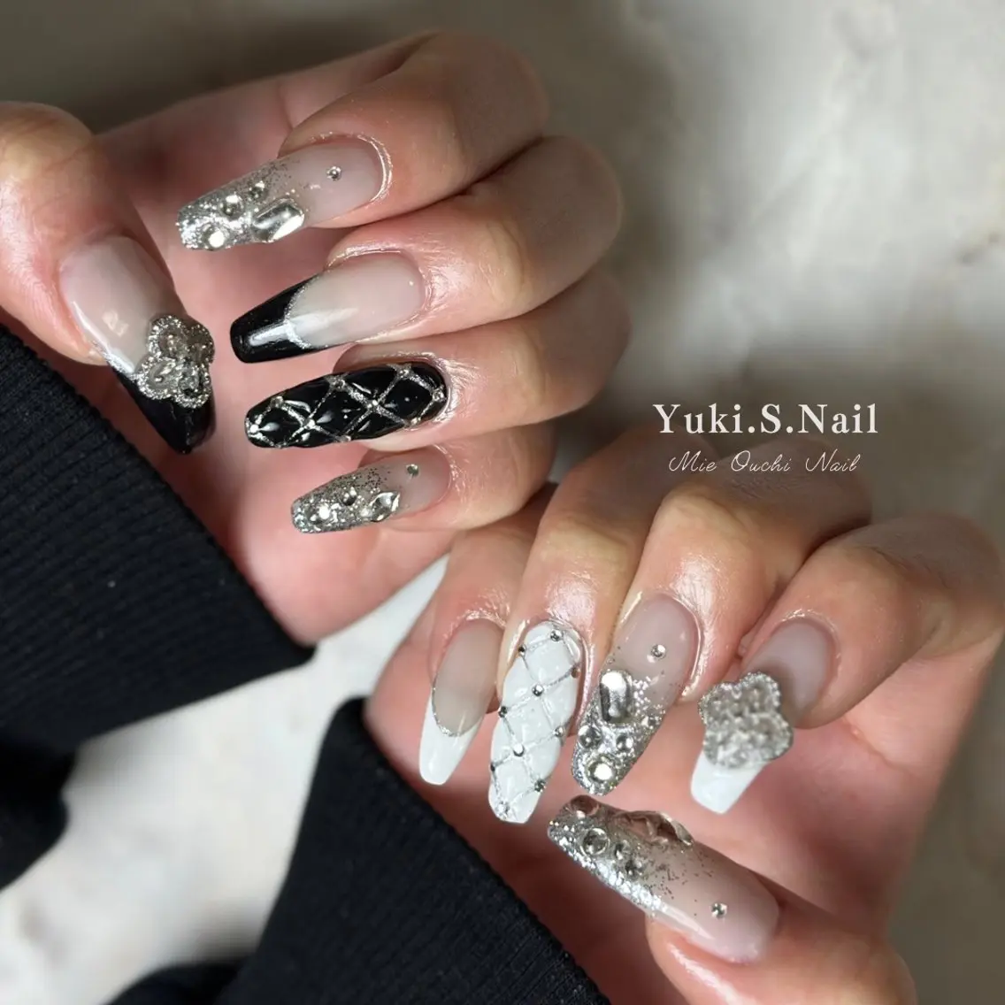 ロング ハンドネイル Yuki S.Nailのネイルデザイン