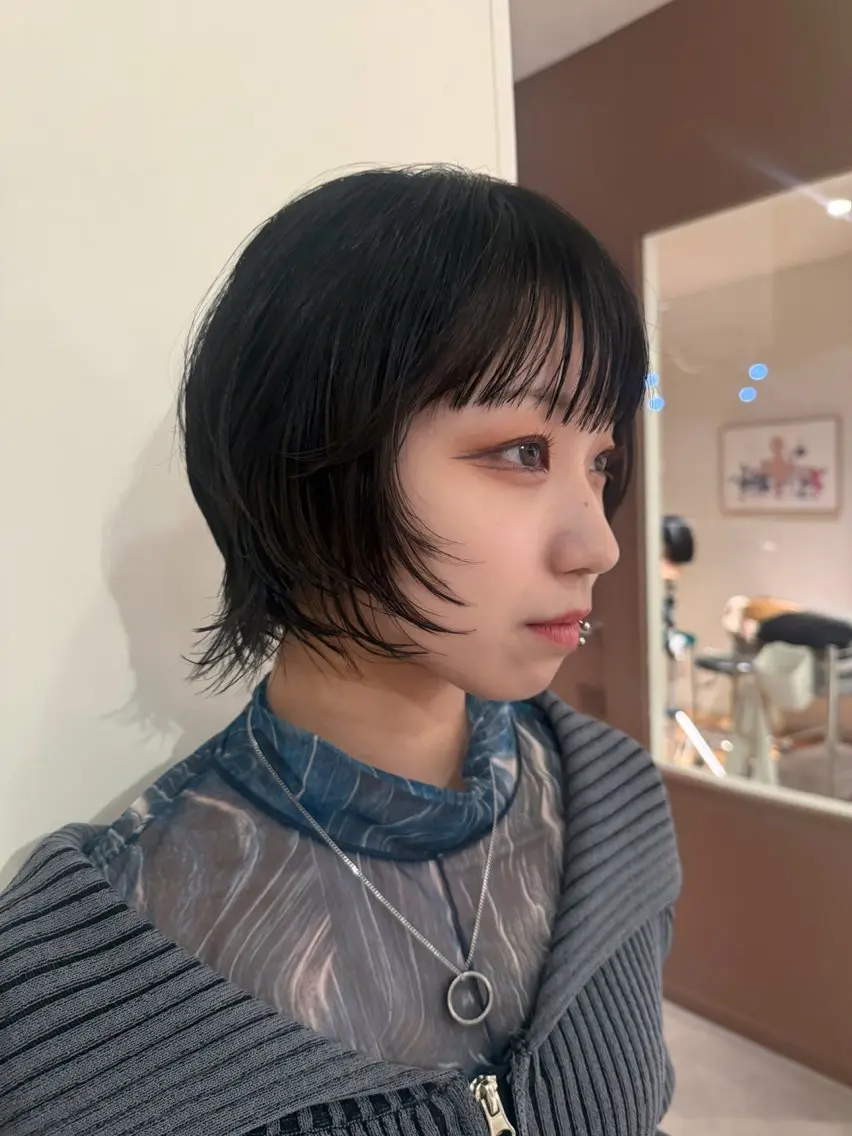 【¥0】ウルフ／レイヤーショートカットモデル🛋️ 10,20代限定✳︎ 9:30​〜​の写真