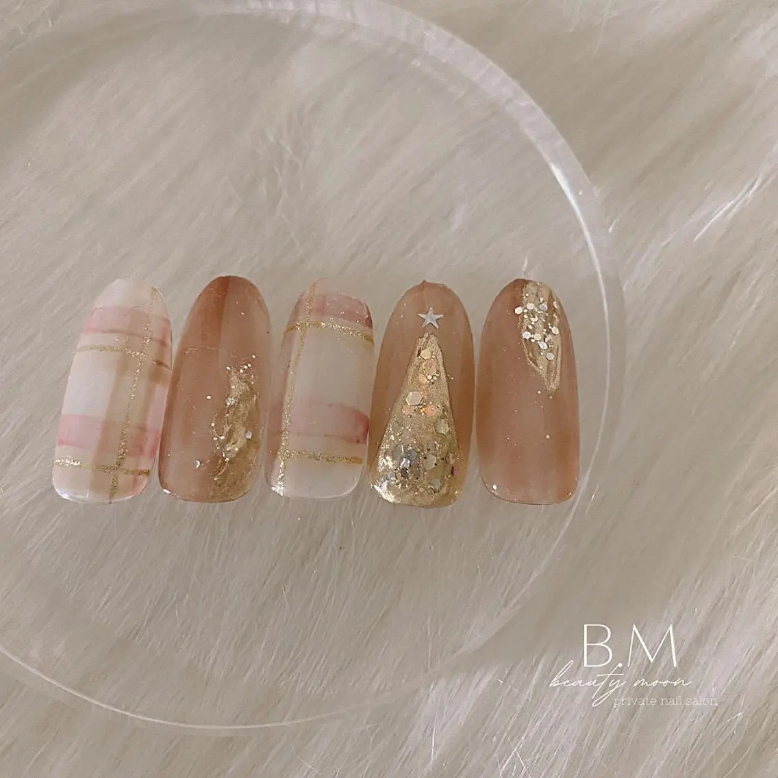 ネイル ネイルチップ beauty ☪︎moonのネイルデザイン