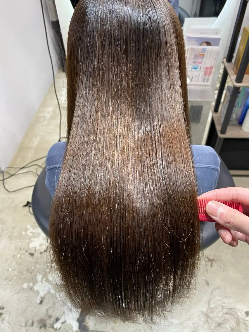 ロング カラー 髪質改善 トリートメント カット ヘアカラー トリートメント レイヤー×髪質改善✨ 渋谷/佐藤侑哉のヘアスタイル