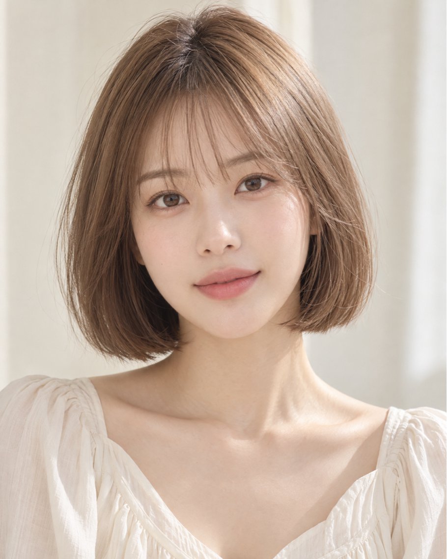 ショート カラー 切りっぱなしボブ ワンレンボブ ボブ ボブカット 募集中/村上廉のヘアスタイル