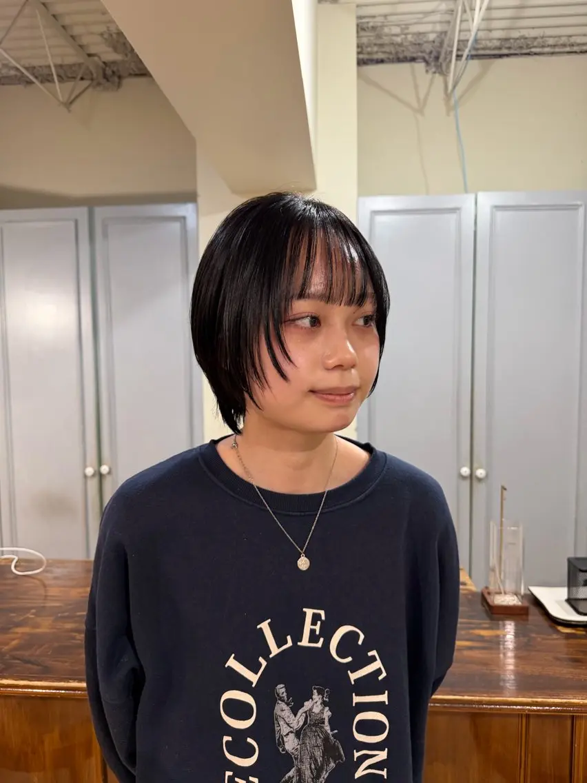 ミディアム カラー カット ヘアカラー トリートメント 🤩噂のMr.髪ポジ ティブ®️yu🤩のヘアスタイル