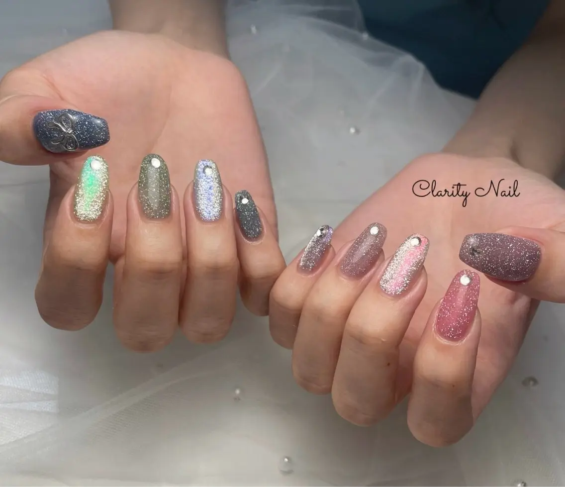 ネイル アートネイル 持ち込み ハンドネイル Clarity Nailのネイルデザイン