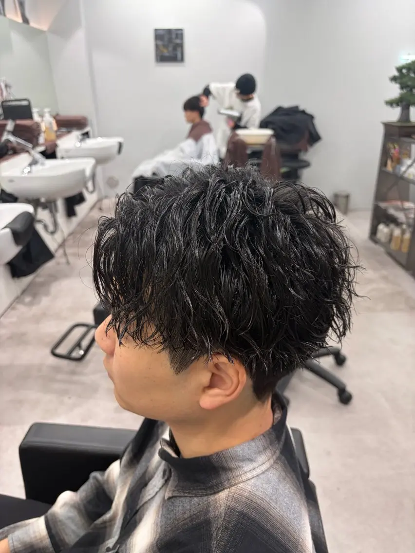 メンズカット➕ケアパーマ🔥の写真