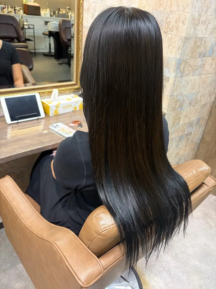 ロング ロング エクステ 前田 みのりのヘアスタイル
