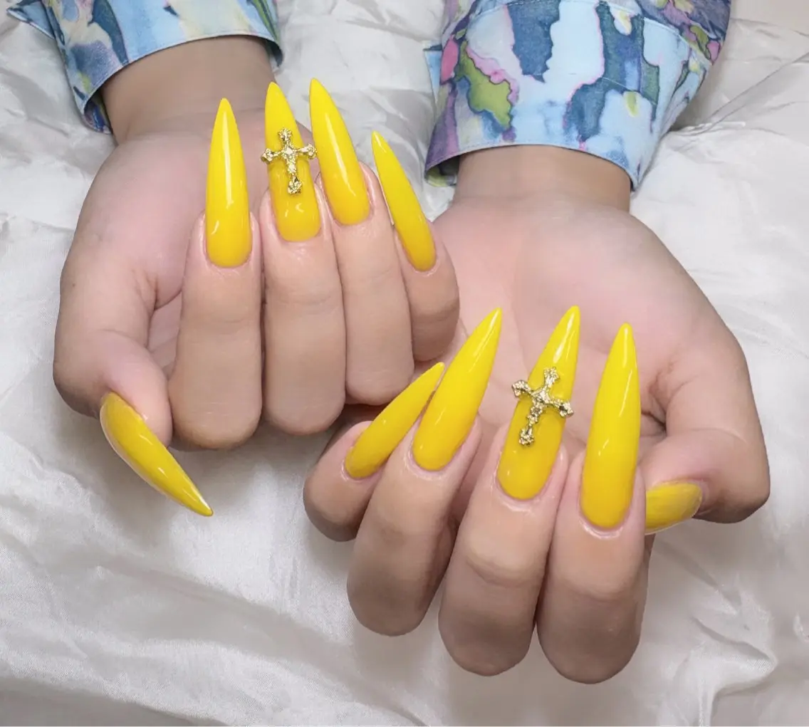 ネイル オーロラネイル ブルー チークネイル 長さ出し フットネイル ハンドネイル Kaki ちゃんのネイルデザイン