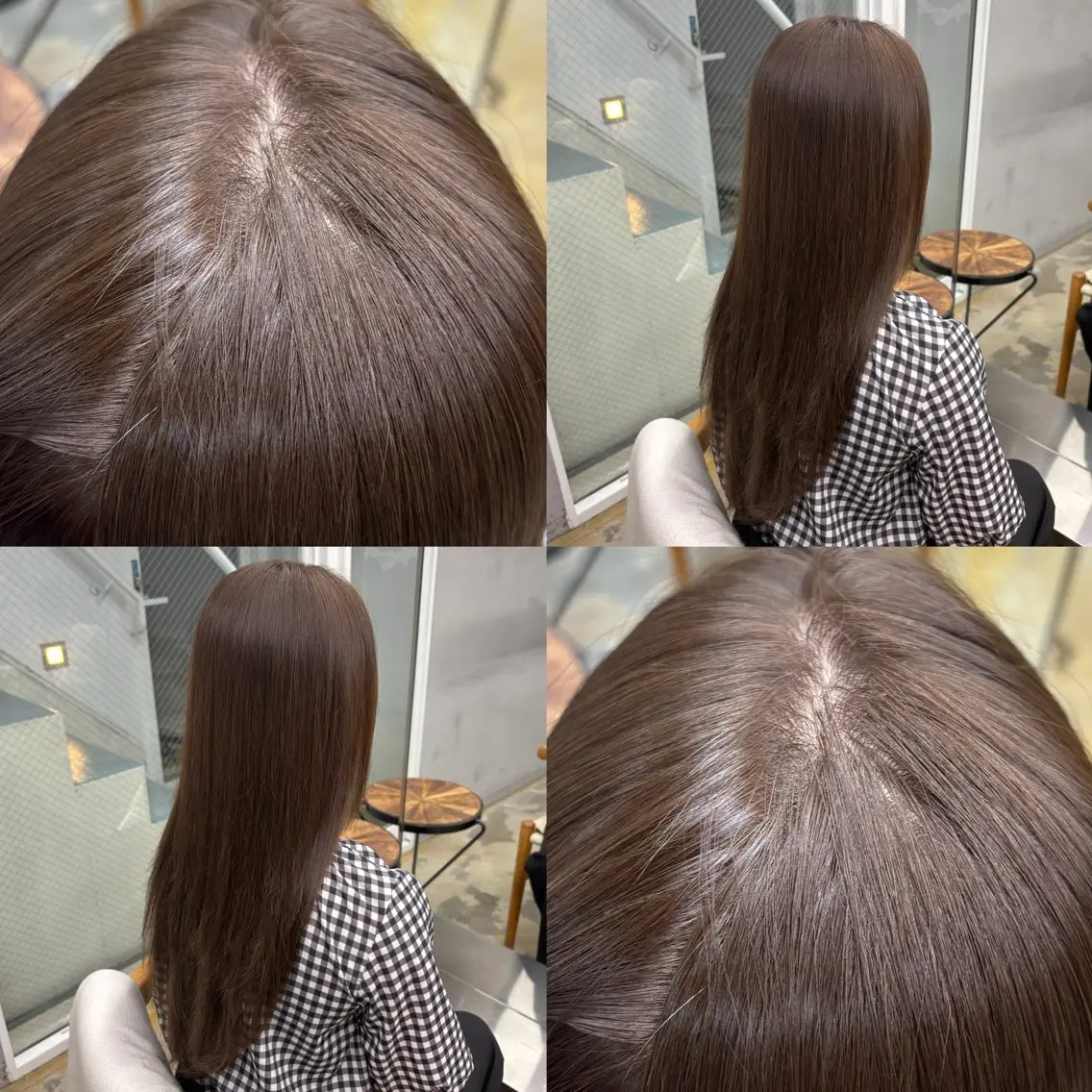 セミロング カラー 𝐀𝐦𝐞𝐫𝐢 /透明感カラーのヘアスタイル