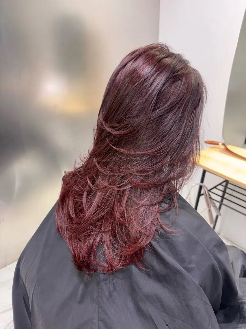 ロング カラー オールマイティ美容師 💋𝑨𝑵𝑵𝑨のヘアスタイル