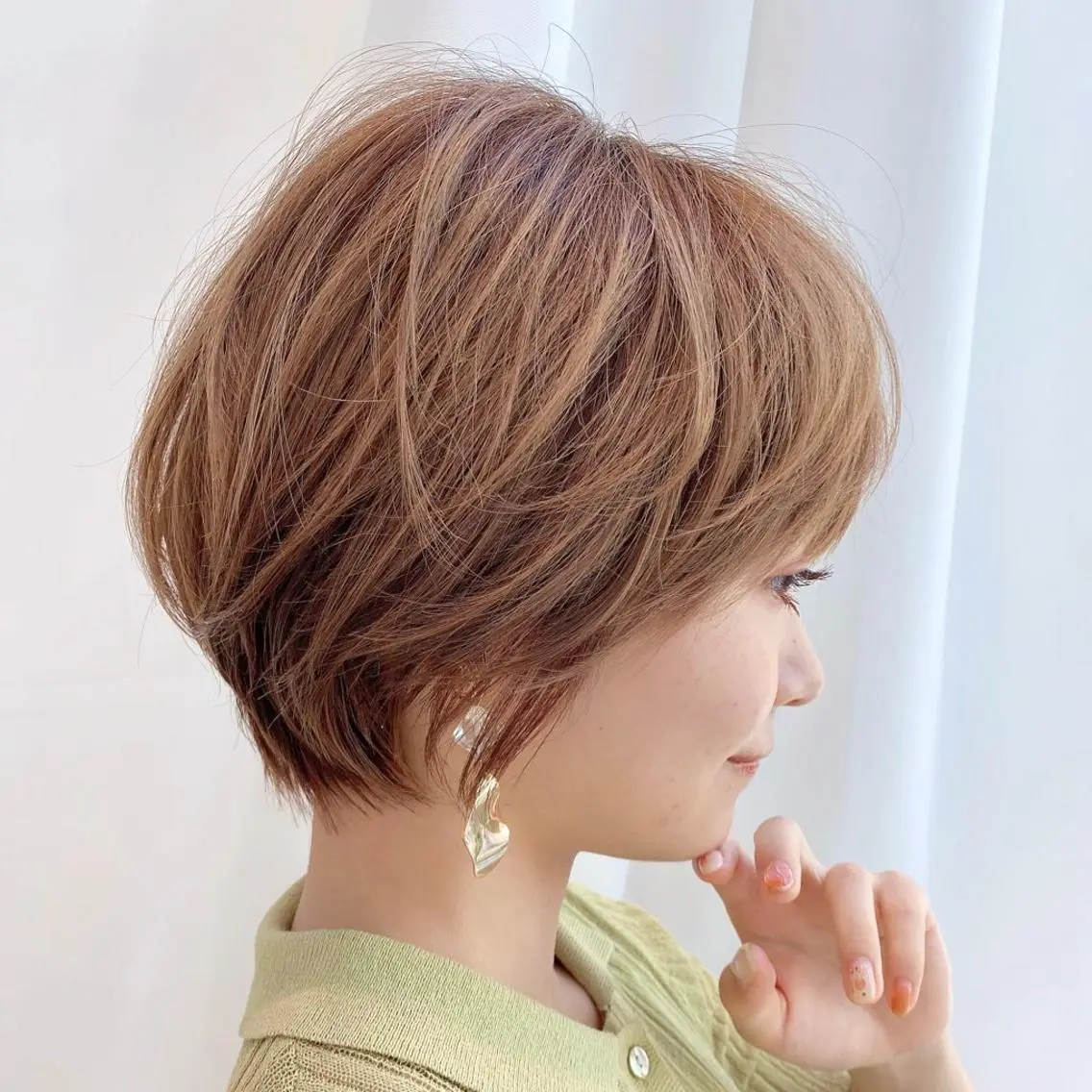 ショート 韓国くびれレイヤー 🇰🇷はづきのヘアスタイル