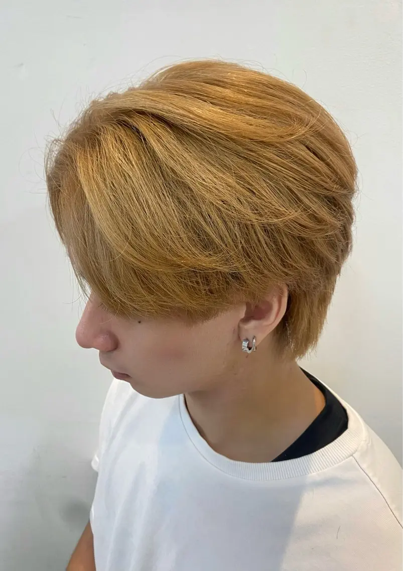 ショート カラー メンズ reverd 竹下 大輔 メンズパーマのヘアスタイル