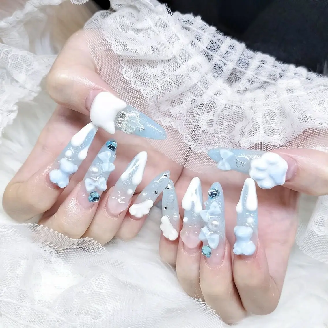 ネイル ジェルネイル 韓国ネイル 持ち込み シンプルネイル ワンホンネイル ハンドネイル 🎀AURA Nailsalonのネイルデザイン