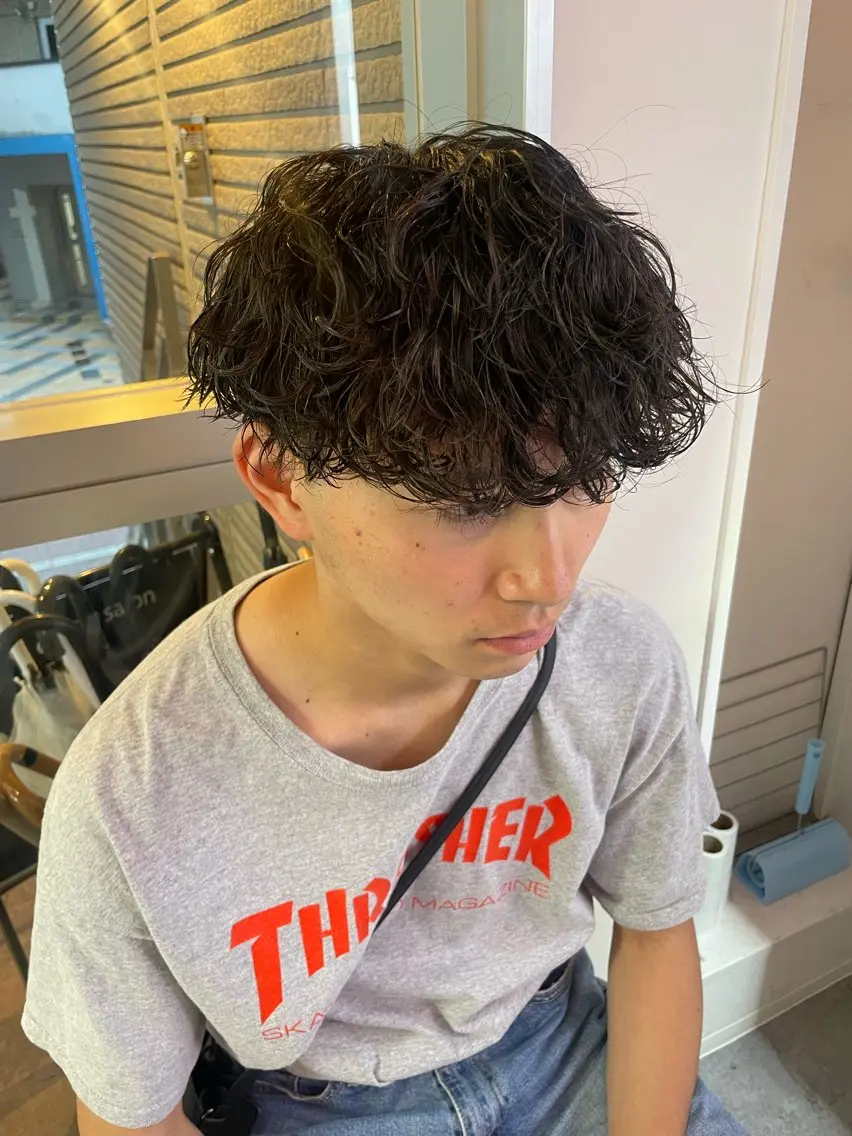 パーマ メンズ カット パーマ 町田エリアＮｏ．１/ パーマ特化/太田京希のヘアスタイル