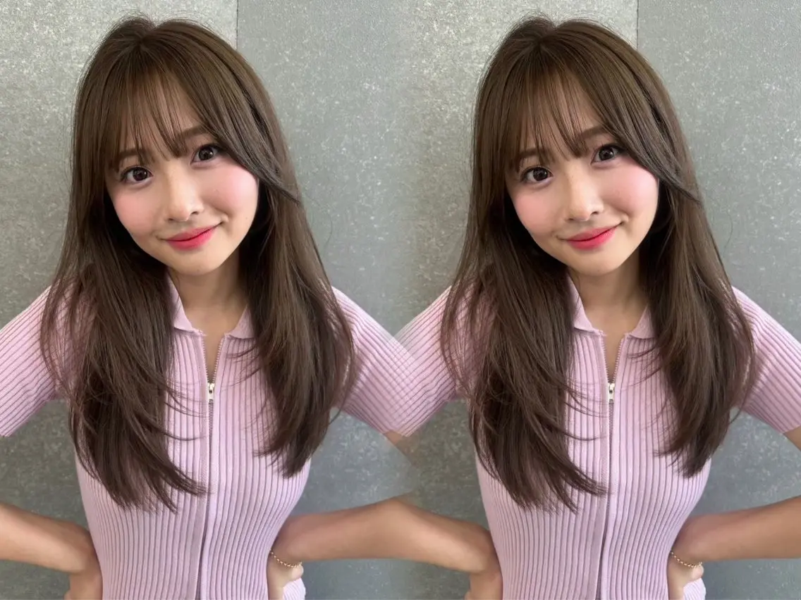 セミロング カット 縮毛矯正/髪質改善 🌟本郷壮一郎のヘアスタイル