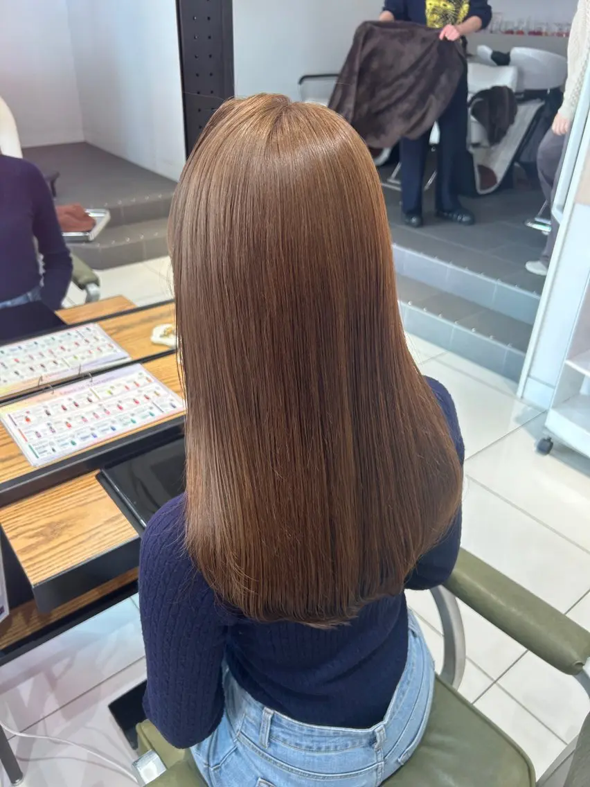 ロング カット ヘアカラー トリートメント ダブルカラー 🩷Rio🩷のヘアスタイル
