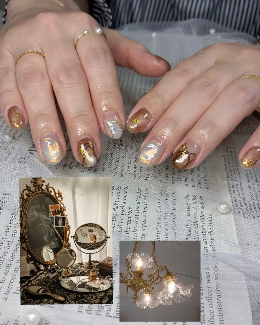 ネイル ニュアンスネイル shiki_nail 🪐のネイルデザイン