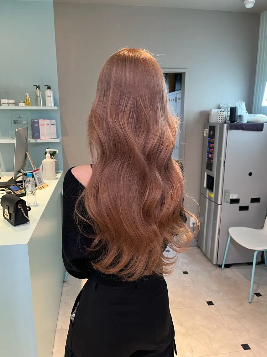 ロング カラー ヘアカラー トリートメント ブリーチカラー 🩵MIZUKIのヘアスタイル