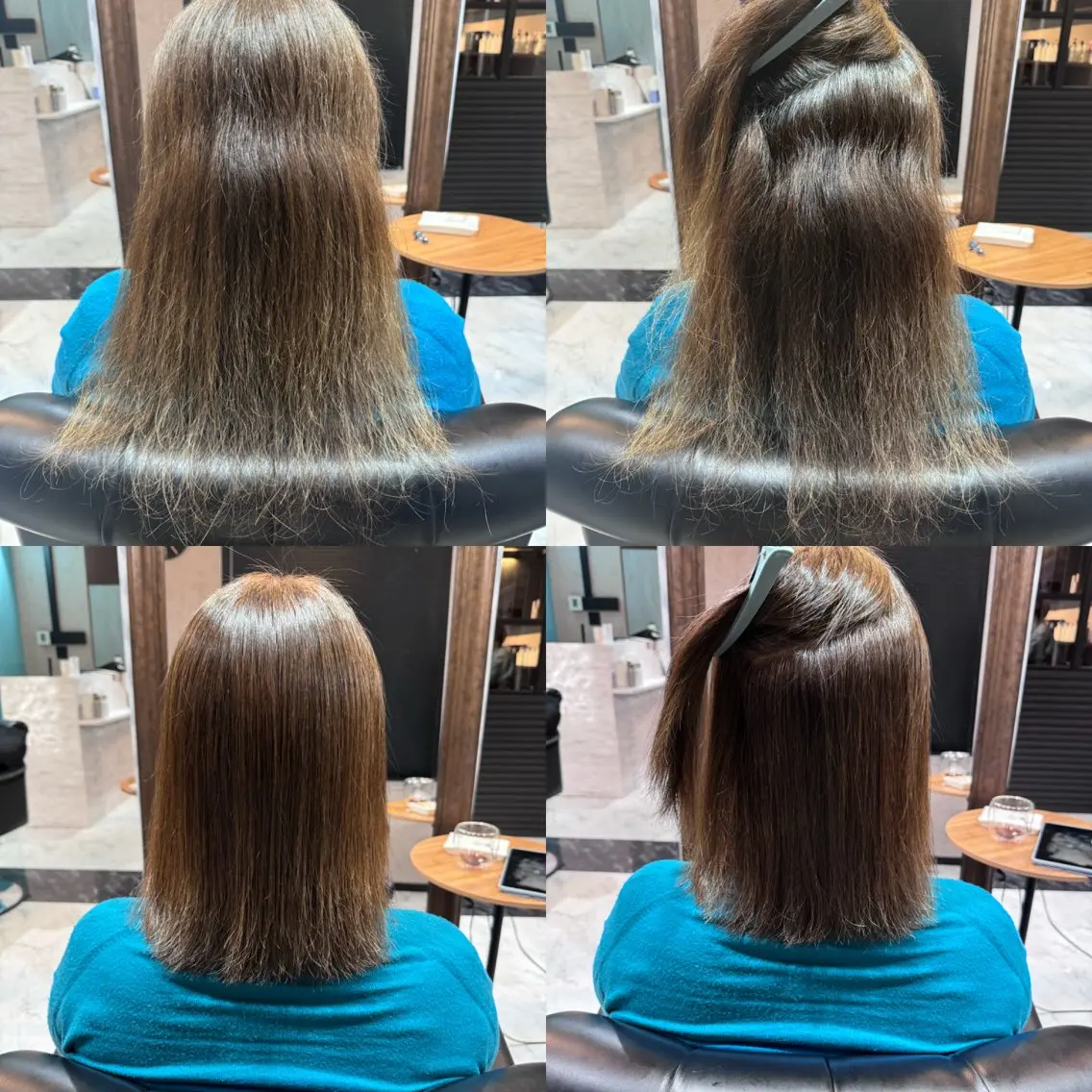 ミディアム 縮毛矯正 LuanaTOKYO 都築佑汰のヘアスタイル