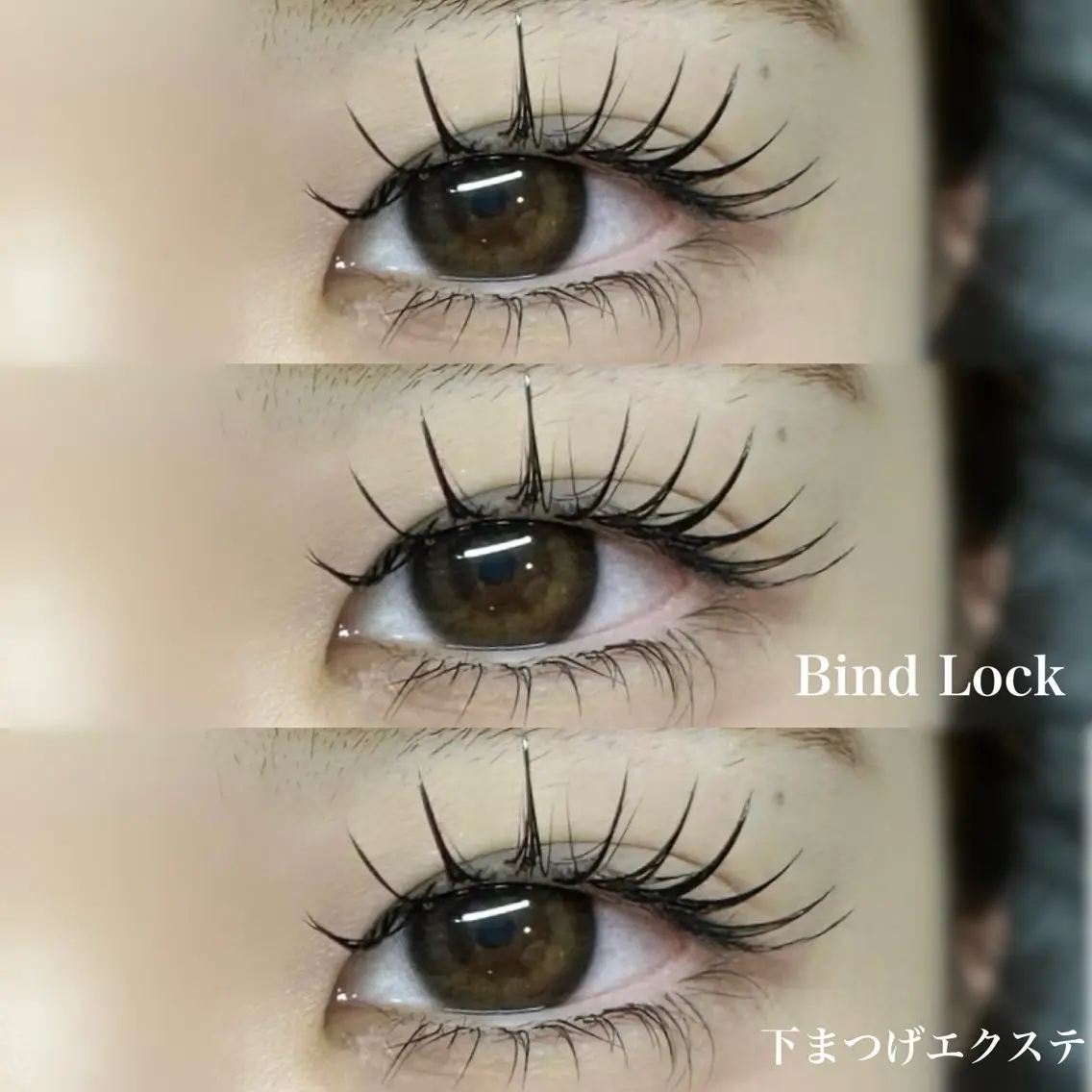 マツエク・マツパ マツエク NOA名駅束感まつげ ×眉毛SENA🎀のマツエク・マツパデザイン
