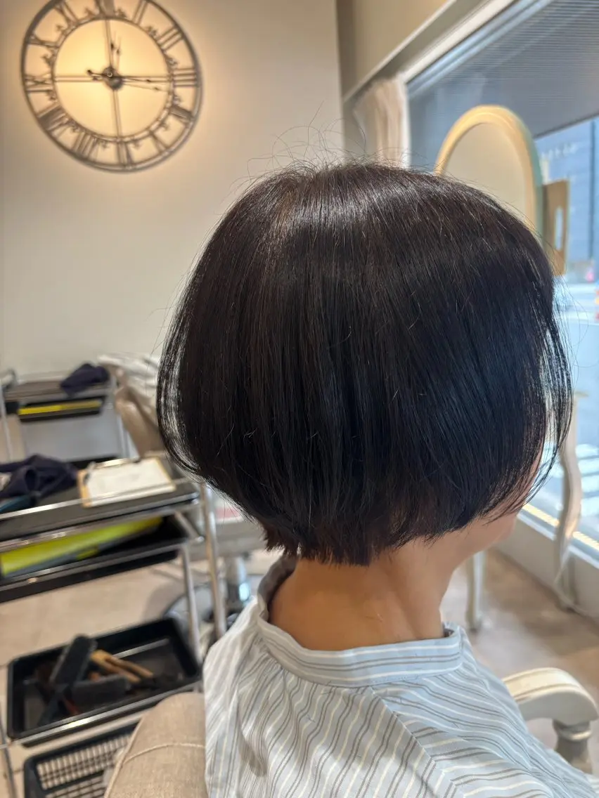 ショート 丸みショート ショートヘア CreBiA ayanoのヘアスタイル