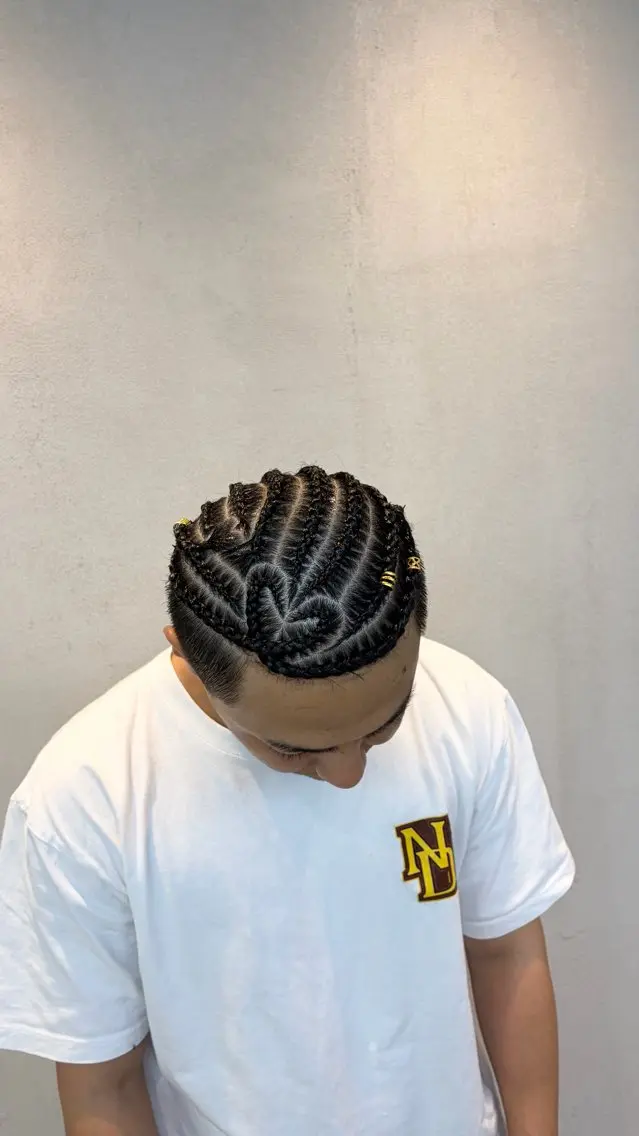 ヘアアレンジ メンズ エクステ ヘアセット 水野 明羽のヘアスタイル