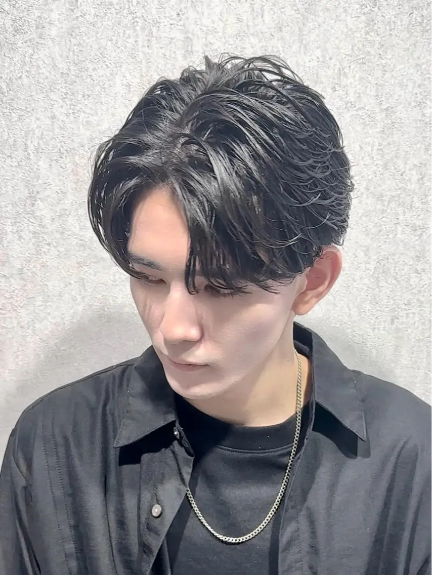 メンズカット+クレンジングシャンプー+スタイリング(#束感#王道カット✂️) 土日祝+500円の写真