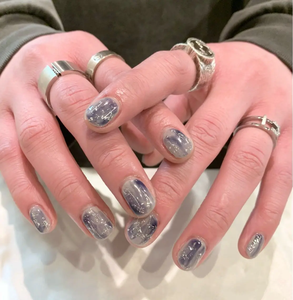 メンズ ネイル ハンドネイル ecrin 💎 mayuのネイルデザイン