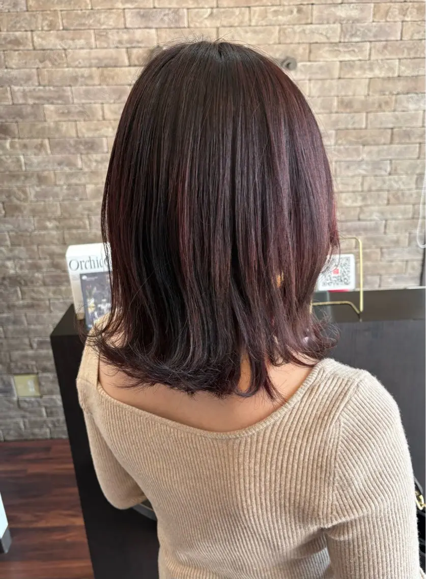 ミディアム ヘアカラー Azur ✽.riko✽.のヘアスタイル