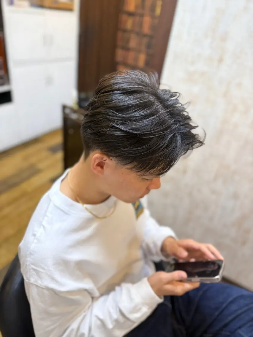 メンズカットの写真