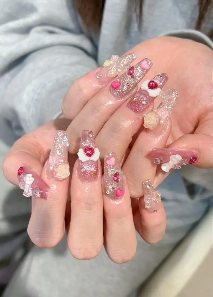 ネイル ハンドネイル ハンドケア 🦋Yumi Nail🦋Momoのネイルデザイン