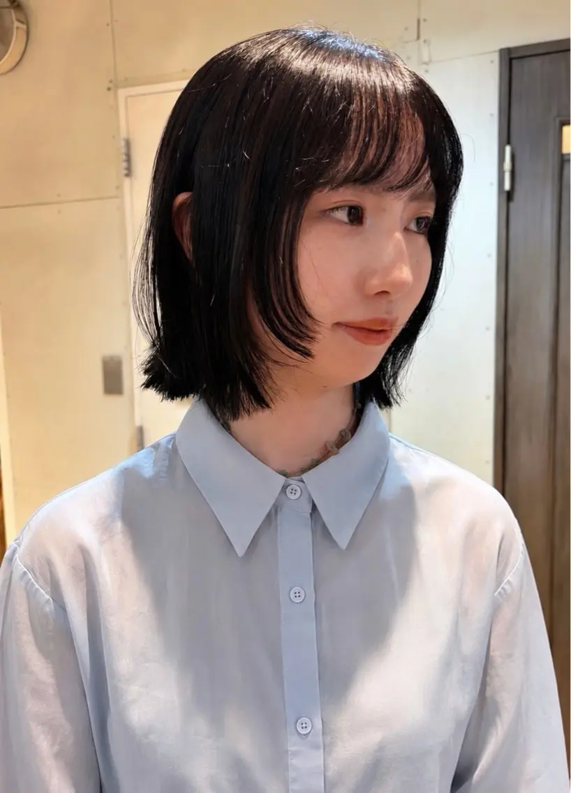 ショート 顔周りカット レイヤーカット chura/ 江古田美容室のヘアスタイル