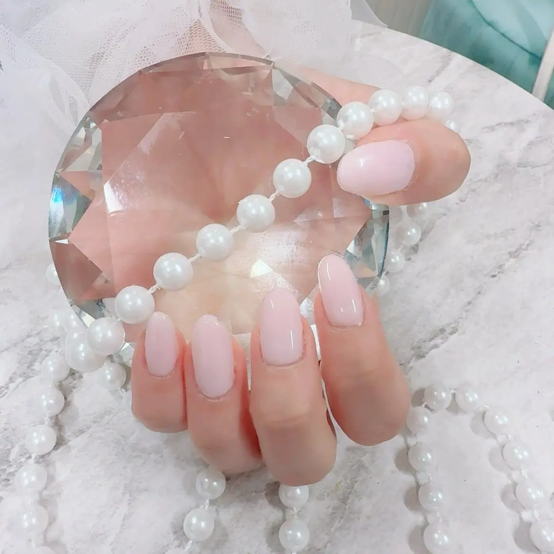 【Jr.ネイリスト限定価格】ワンカラー(ラメ.フラッシュ.マグネット⭕️)の写真