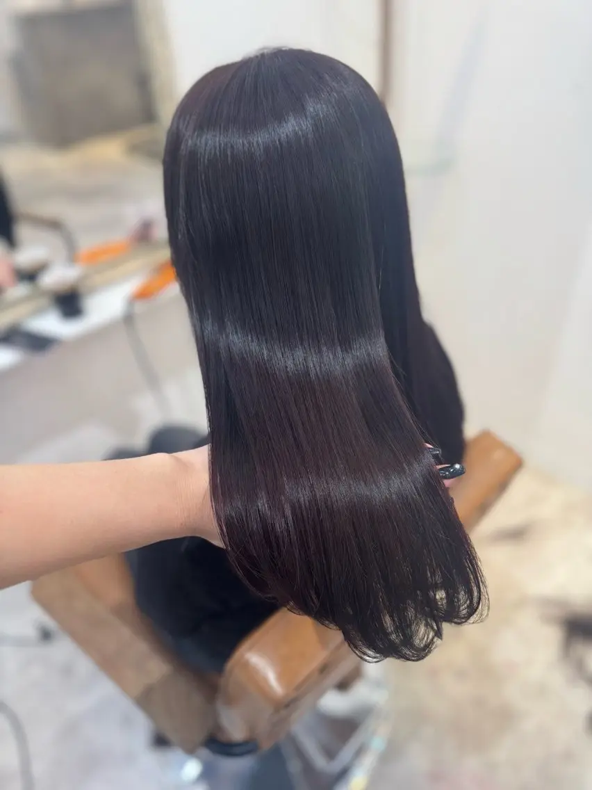 ロング カラー ベージュカラー ブリーチ ブラウンカラー 透明感カラー ダブルカラー 赤み無し柔らかカラー 【梅田】madokaのヘアスタイル